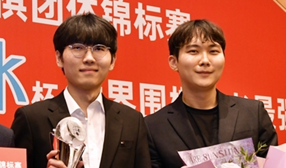 '신진서·박정환' 농심신라면배 한국 6연패 도전