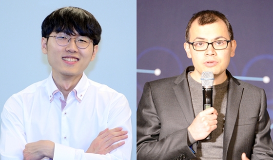 신진서와 ‘알파고 아버지’ 허사비스, 10분 친선대국